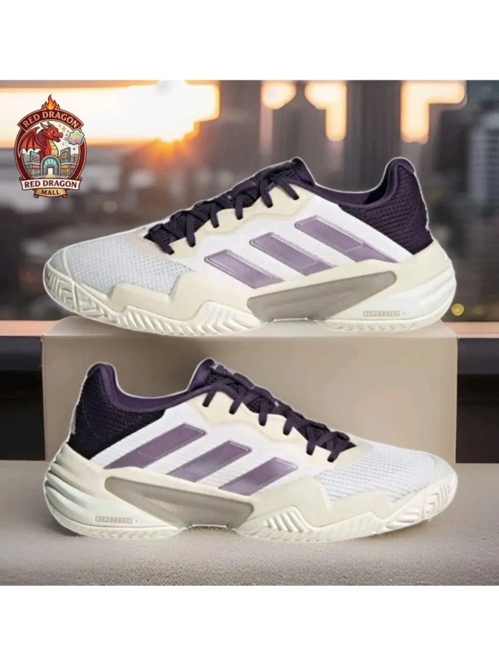 Adidas Barricade 13 All Court Tennis Sneakers JR7814 - Women's Sise 7